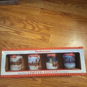 Budweiser Limited Edition Pint Glasses Set